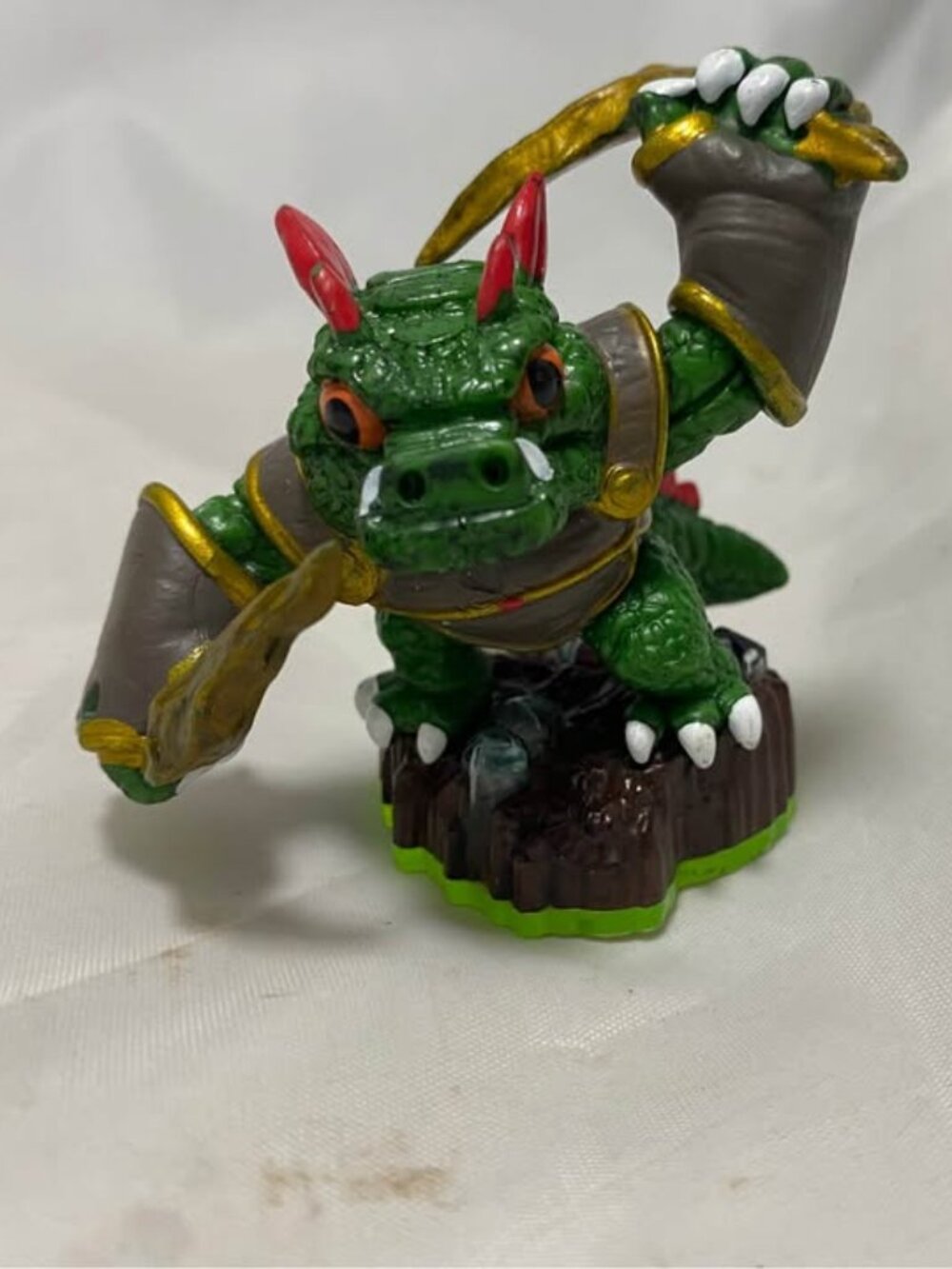 Skylanders Spyro's Adventure DINO-RANG Series 1 Figure Loose No Card - Earth Gre